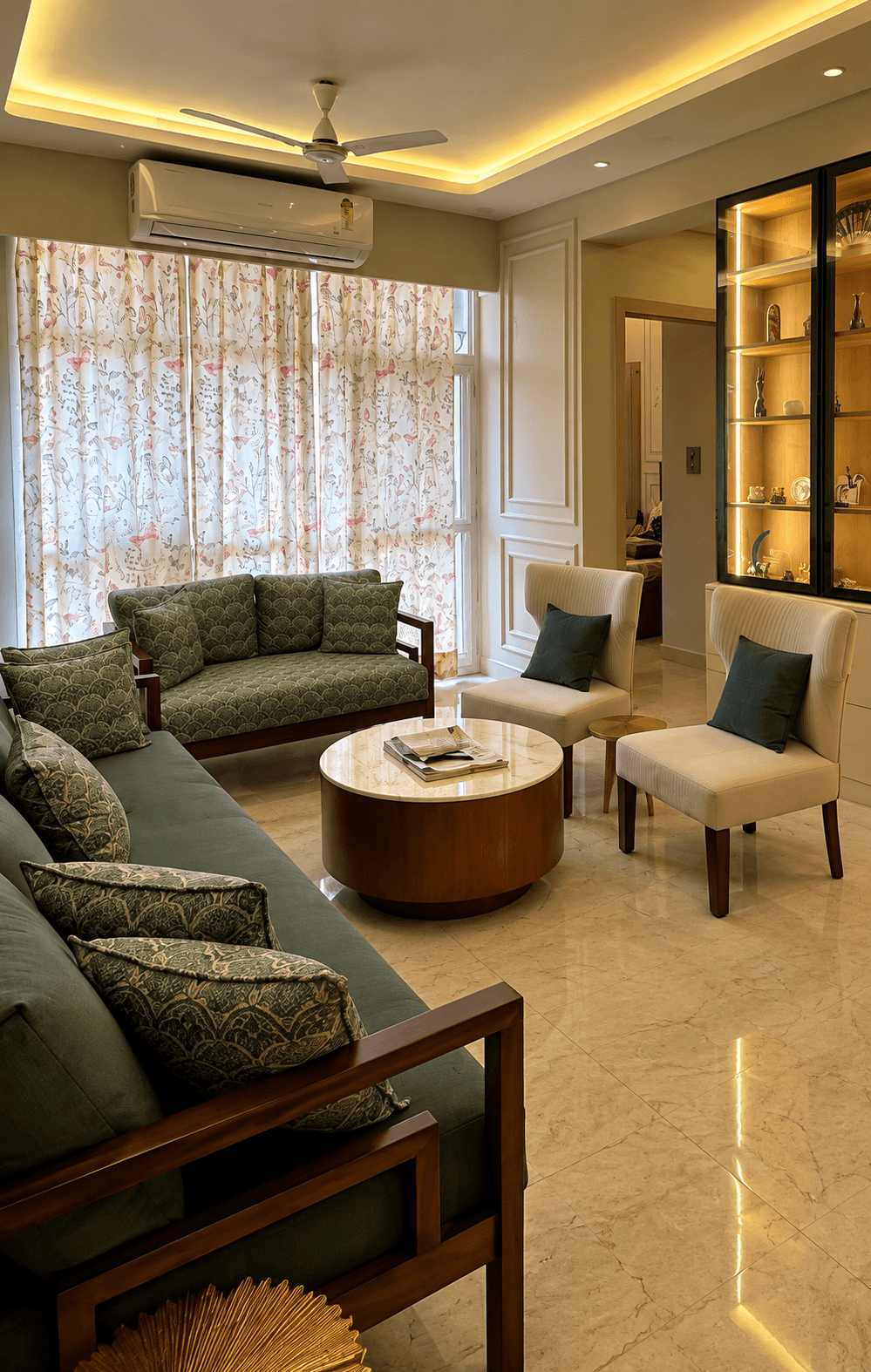 Olive & Gold Warm Lounge