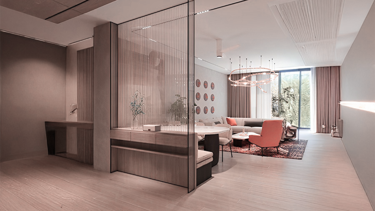 Modern Glass Partition Designs for Small Apartments