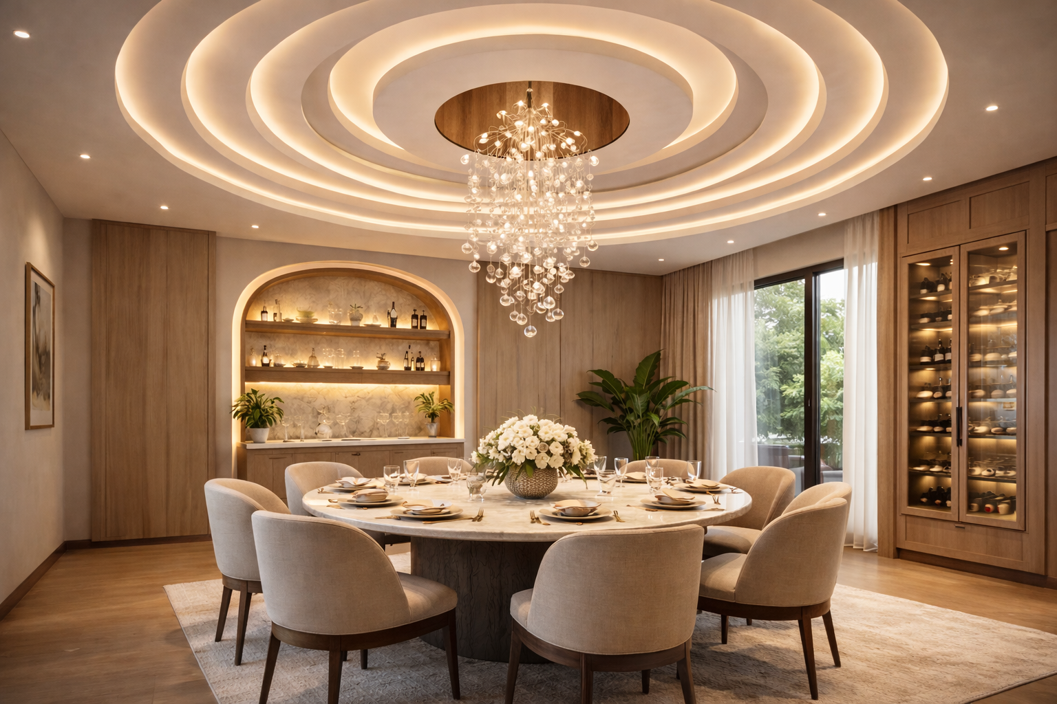 Statement False Ceiling Light