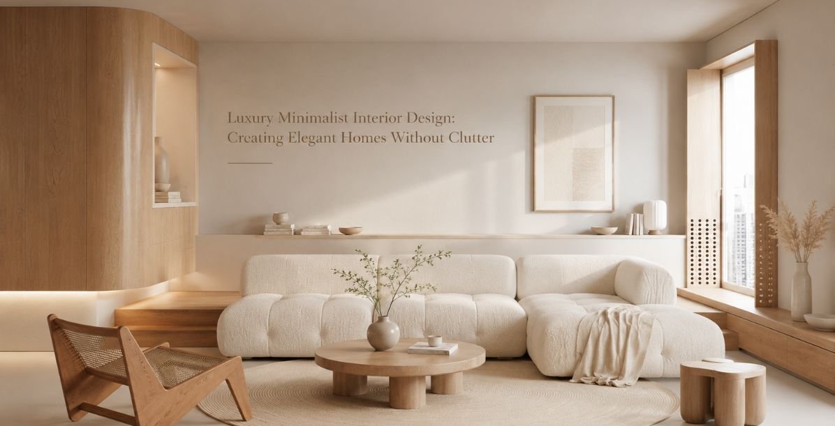 Luxury Minimalist Interior Design: Creating Elegant Homes Without Clutter